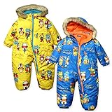 ベビー服 男の子 アウター ジャンプスーツ Kid Bow キッドバウ 中綿 裏フリース 撥水加工 アニマル柄  ベビー (2.ブルー/80cm)