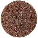 Weiler Tiger 3' Diameter, Coarse Grade, General Purpose, Non-Woven Surface Conditioning, Brown Plast