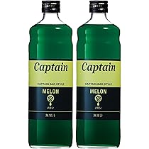Amazon.co.jp: キャプテン シロップ メロン 600ml (× 2) : 食品・飲料