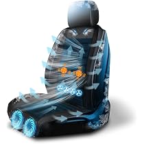 クールシート 車 カーシートクーラー 大型ファン2枚 強力ファン4枚 DC12v Amazon | [自動車整備士監修]クールシート カーシート 【2026風量強化
