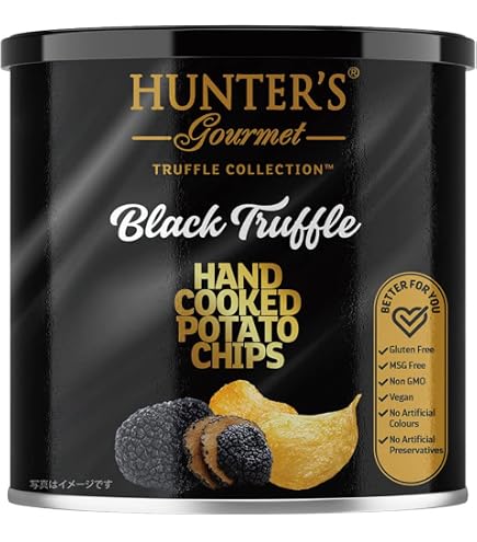 Amazon | ハンター ポテトチップス 黒トリュフ風味 40g×12個