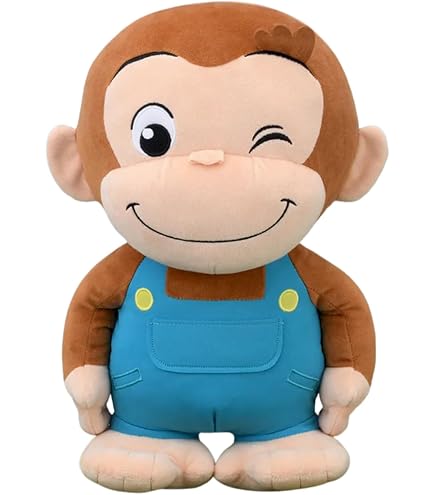 Amazon.co.jp: おさるのジョージ スーパーラージ ぬいぐるみ ぽってり