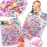 BIANHUAN ヘアゴム かわいい ２袋（100本 ) ヘアクセサリー 髪留め 髪飾り 子供 レディース ヘアクリップ キッズ ヘアバンド ヘアピン 子供髪飾り お祝いギフト おしゃれ 王冠 誕生日