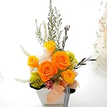 Amazon｜ほんのり香る100%プリザーブドフラワーアレンジ [アロマピュア