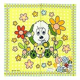 いないいないばあっ みいつけた おさるのジョージ ハンカチ コットンハンカチーフ fpo-onhk いないいないばあっ！