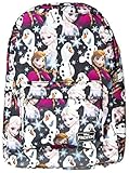 Frozen - Elsa, Anna, Olaf Nylon Backpack 12 x 16in [並行輸入品]
