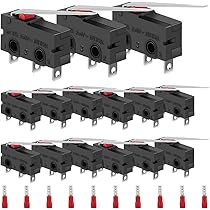 Amazon.co.jp: MKBKLLJY 15 個ミニ マイクロ リミット スイッチ AC 5A