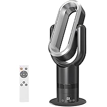 Amazon | 扇風機 羽なし 1年中使える 冷暖兼用 タワーファン 温風 冷風