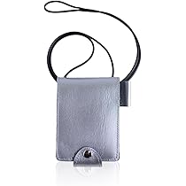 HERMES/エルメス/シェーブル/メモホルダー/ネックストラップ/メモ帳 HERMES エルメス ネックストラップ付 メモ帳 ブルー系【中古