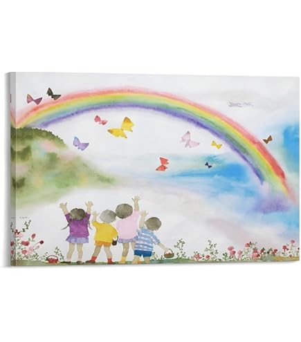 いわさきちひろポスター額「花と少女」 81bQmhvV75L.jpg_BO30,255,255,