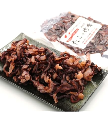 Amazon | みりんたこ 100g 増量 お徳用 たっぷりサイズ タコの珍味