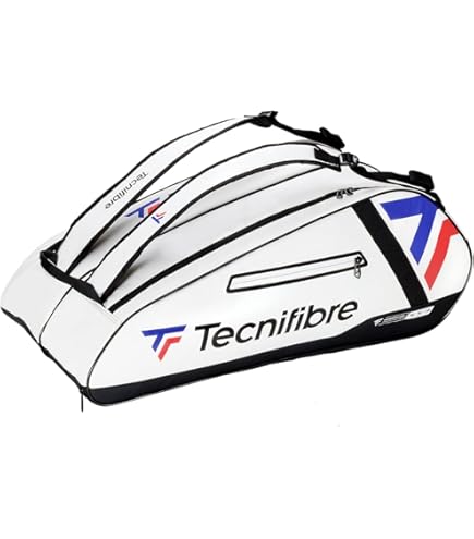 Amazon.co.jp: テクニファイバー Tecnifibre テニスバッグ TOUR WHITE