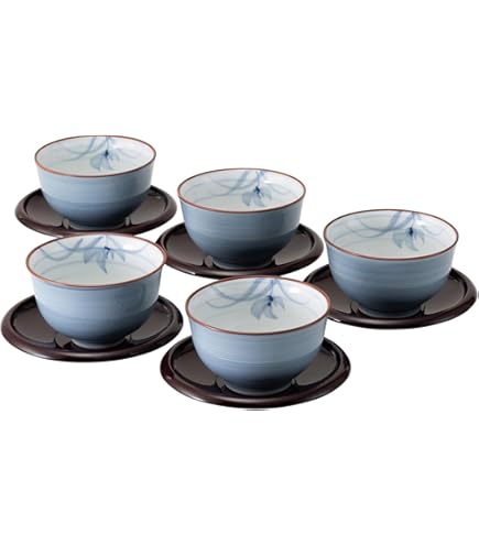 Amazon | 羽柴正和 高級煎茶茶碗コレクション 宮中の花の歳時記 蓋付