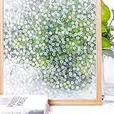 マドピタシート ガラス目隠しフィルム ステンドグラスシール UVカット 断熱 遮光 静電気吸着 無接着剤 めかくし シート シール 貼ってはがせる すりガラス 網ガラスも適用（雪洞 90 x 200c