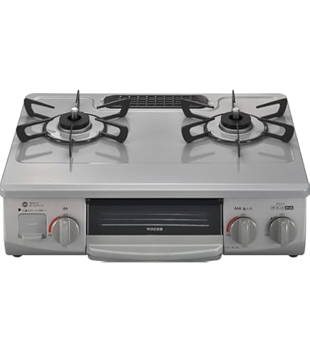 山岡 卓上2口ガスコンロ 都市ガス 山岡 卓上2口ガスコンロ 都市ガス