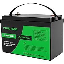 100Ah リン酸鉄リチウムイオンバッテリー LVYUAN LiFePO4（リン酸鉄リチウム）電池 リン酸鉄リチウム