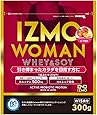 アルプロン IZMO イズモ WOMAN 女性用 ホエイプロテイン + ソイプロテイン 300g ピーチ風味 生きた乳酸菌BC-30配合（国内生産）