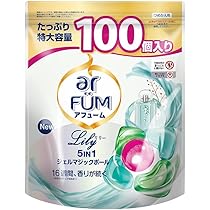 ar FÜM ローズ rose ボール型洗濯洗剤 ジェルマジックボール 詰替 100粒