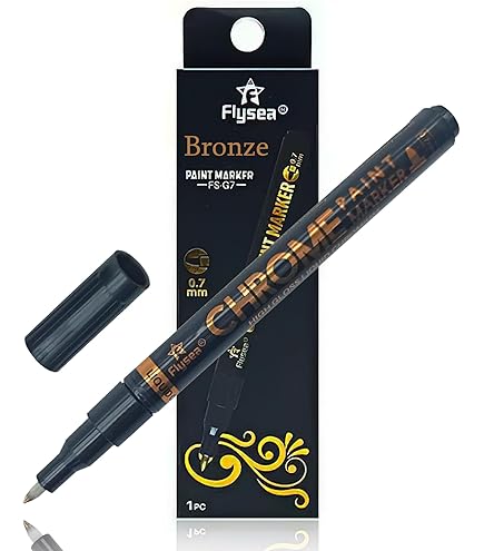 Amazon | ペイントペン ゴールドメタリック 油性アクリルマーカー