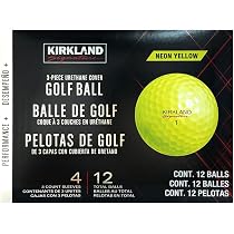 Amazon.co.jp: KIRKLAND ゴルフボール ネオンイエロー パフォーマンス