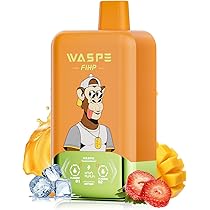 ２つ　WASPE ブルーベリー フレーバー デバイス　ノーニコチン Amazon | 【ダブルフレーバー】 使い捨て電子タバコ40000回吸引