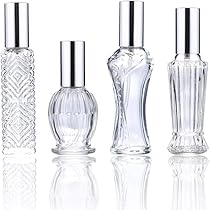 H D Vintage Refillable Perfume Bottles Glass Empty Spray Bottle Wedding Gifts Car Decor Set Of 4 Amazon Com Au Beauty