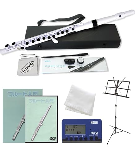 Amazon | NUVO プラスチック製 フルート StudentFlute DVD＆スタンド
