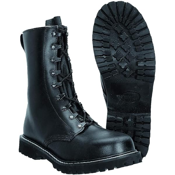 Amazon | Mil-Tec ドイツ連邦軍 BW Combat Boots Model 2000 レザー 8