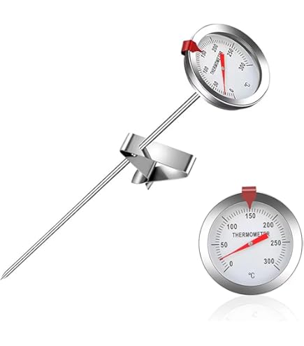 Amazon.co.jp: BaraRose 温度計 料理 油 温度計 天ぷら料理用 防水 肉