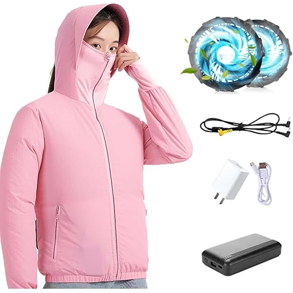 【4点フルセット】空調ベスト 4段階風量調整 AI冷却 超強い冷風 最大12V Amazon.co.jp: [LiuYuill] 空調作業服 【12V大風量