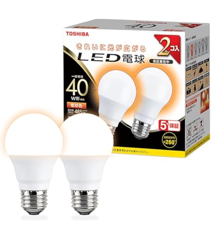 Amazon | 東芝 電球形蛍光灯 A10形・電球色ネオボールZリアル EFA10EL