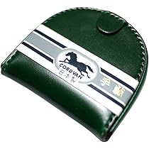 【未使用】コインケース　コードバン　馬蹄形　小銭入れ　ダークグリーン 楽天市場】シェルコードバン 小銭入れ 馬蹄形 コインケース