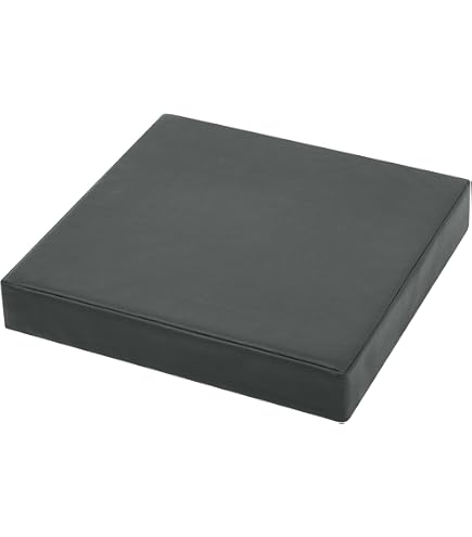 Amazon.co.jp: ottostyle.jp PVCレザースクウェアクッション ブラック