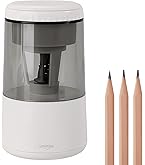 Amazon.co.jp: プラス 鉛筆削り 電動鉛筆削り 上からさすだけ