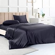 サテンベッドシーツセット 4ピース クイーンサイズ シルキー 寝具セット Amazon｜MR&HM サテンベッドシーツ、クイーンサイズシーツセット