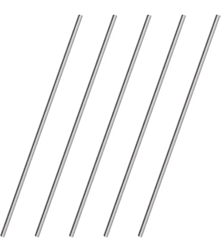 Feelers 2PCS Aluminum Tubing 3/16" (4.5mm) OD X 1/8" ID X 10" Length, 0.5mm Wall Thickness 3 thumbnail image