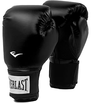 Amazon | Everlast Elite 2 Boxing Gloves (Black/Gold, 14oz