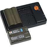 バッテリーパック BP-511 511A 互換バッテリー 2個 + 充電器 セット (大容量 2300mAh USB 急速充電) Canon EOS 5D 10D 20D 20Da 30D 40D 50D Rebel 1D D60 300D D30 