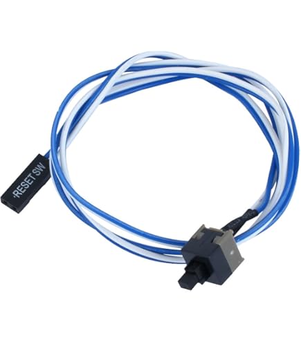 Amazon.co.jp: uxcell 2個 2ピン 55cm SW コンピュータスイッチコード