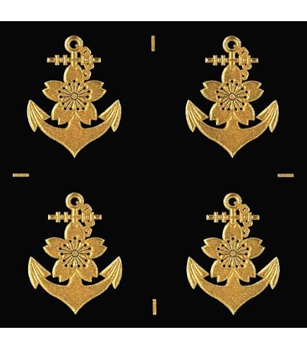 Amazon.co.jp: puikko ミリタリーステッカー 大日本帝国海軍記章 (黒