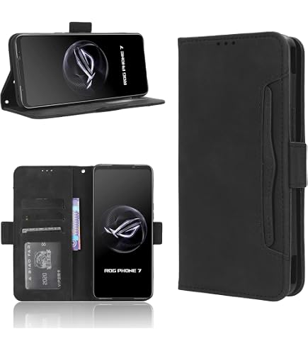 Amazon.co.jp: Pelanty for Asus ROG Phone 7 ケース手帳型 炭素繊維調