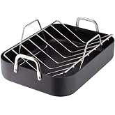 Tefal Premium Specialty Hard Anodised Induction Non-Stick Roaster & Rack 29x39cm, D9259944