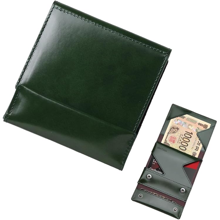 Amazon | [アブラサス] 薄い財布 レザー 薄型 メンズ レディース 財布