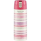 ワンプッシュ ステンレスマグボトル 350ml トレンドライン Trend Line ピンク SDP3