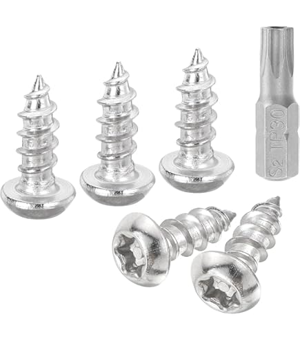 Amazon | uxcell トルクスセキュリティ小ネジ なべ頭ねじ 柱内部