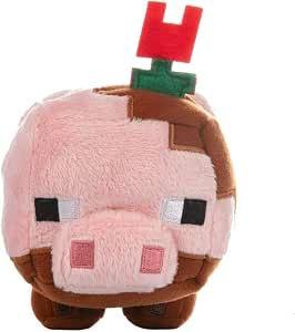 Amazon マインクラフト Minecraft Earth どろんこブタぬいぐるみ 小 ぬいぐるみ おもちゃ
