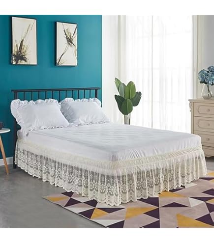 Amazon Split Corner Bed Skirt Queen Amazon Split Corner Bed Skirt