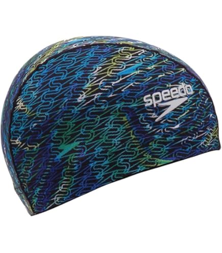 Amazon | Speedo(スピード) スイムキャップ Leopard Mesh Cap