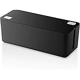 エレコム ケーブル収納ボックス ケーブルボックス ケーブル収納 6個口電源タップ収納 ブラック EKC-BOX001BK