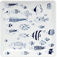 natural69 cocomarine 【正角皿M】 魚の群れ